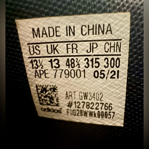 [GW3402] Mens Adidas Exhibit A Size 13.5 - Picture 9 of 9